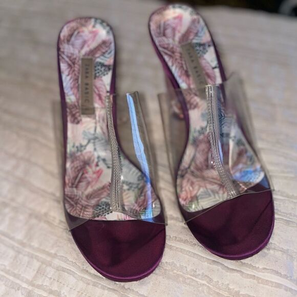 Zara Vinyl Mules, SZ 41/US 10 - Picture 3 of 9